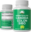 Προβιοτικά για Candida, Colon Cleanse, IBS, και SIBO υποστήριξη. Γιατρός Προτεινόμενο Ιδιοκτησιακό Μικροβιομήχανο Επαναφορά Προβιοτικό Συμπλήρωμα. Κάψουλες για την υγεία και την υπερανάπτυξη για γυναίκες και άνδρες
