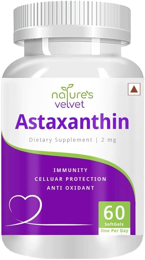 Πακέτο Astaxanthin 2mg 60 Softgels Συσκευασία των 1