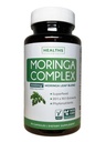 Cápsulas de Moringa (Suministro para 3 Meses) Alta Potencia - Mezcla Avanzada: Extracto de Hoja 20:1 235mg Polvo de Hoja 100mg Extracto de Hoja 10:1 20mg por Porción de 1 Cápsula Vegana - 90 Cápsulas