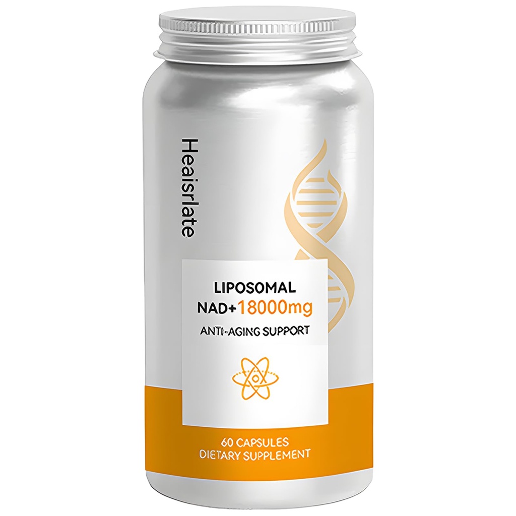 NAD+ Supplement 600mg with Quercetin & Resveratrol - Liposomal NAD Booster for Cellular Energy, Anti-Aging Support - D-Ribose Enhanced Formula - Vegan, Non-GMO, 3rd Party Tested (60 Capsules)