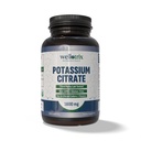 Wellotrix Potassium Citrate 1600 mg – 120 Vegan Capsules – Electrolyte Balance, Kidney Support, Urinary pH Health – Non-GMO, Gluten-Free, Made in USA – Vegan Formula