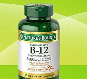 Boundty B-12 2500mcg, 300 καρτέλες