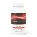 EcoNugenics Circutol: Heart & Blood Pressure Supplement with Nattokinase, L-Carnitine, Hawthorn Berry Extract, Cordyceps & Reishi Mushrooms – Healthy Blood Flow & Nitric Oxide Support – 60 Capsules