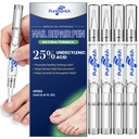 Extra Strength Nail Fungus Repair Pen (OTC Maximum Strength), 25% Undecylenic Acid + Aloe & Vitamin E, For Thick Yellow Discolored Nails, 12 mL (0.41 fl oz) Total, 4-Pack