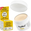 HayMax Allergen Barrier Balm - Pure 0.17 fl oz - Organic, Natural & Non-Drowsy Hay Fever & Allergy Relief Balm - Blocks Pollen & Other Allergen Particles - Great for Adults, Kids & Pregnant Women