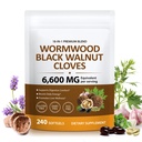 Frovetani 18-in-1 Wormwood Black Walnut Clove Capsules, Wormwood Black Walnut Clove, Plant-Based Gut Wellness Formula with Garlic, Oregano & Pumpkin Seed, Easy-to-Swallow, 240 Softgels
