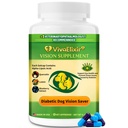 Diabetic Dog Vision Support Supplement– Alpha-Lipoic Acid, Lutein, Taurine & Blueberry Extract | Antioxidants Supports Eye Health & Protects Vision in Diabetic Dogs -90 Capsules