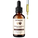 Optikind Vision Drops for Dogs, Dog Drops with Antioxidant Formula, Astaxanthin, Lutein & Omega-3 Oil Added, Daily Wellness Support, Enhance Immunity (60ml) (1)