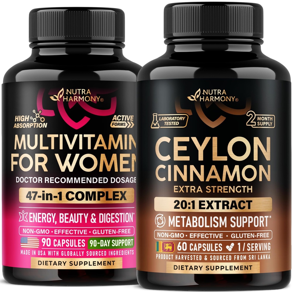 NUTRAHARMONY Ceylon Cinnamon & Multivitamin for Women Capsules