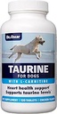 Taurine Supplement for Dogs Meets RDA of 500 mg per 25lbs Weight Unlike Most Alternatives, 120ct, Helps Maintain Dog Heart Health, Normal Function of The Cardiac Muscle & Normal Blood Flow