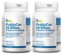 Allbe ProbioCan - Probiotic 50 Billion CFU (60 Servings), 11 Strains of Lactobacillus & Bifidobacteria, Supports Digestive Health & Immune Function, Probiotics for Women & Men - Pack of 2