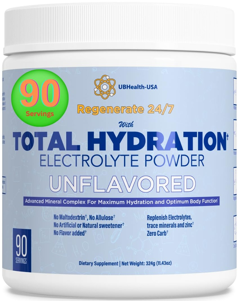 Μείγμα αντικατάστασης ηλεκτρολυτών ολικής ενυδάτωσης (90 μερίδες, χωρίς γεύση)