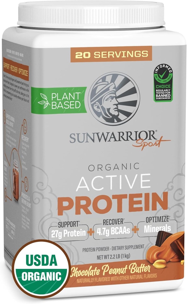 Sunwarrior Organic Plant Based Protein Powder 