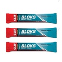 CLIF BLOKS - Ενεργειακά μάσημα - Τροπικό Punch με 25 mg καφεΐνη- μη-GMO - Φυτική βάση τροφίμων - Γρήγορο καύσιμο για την ποδηλασία και τη λειτουργία - Snack προπόνηση (2.1 Ounce Packet, 3 Count)