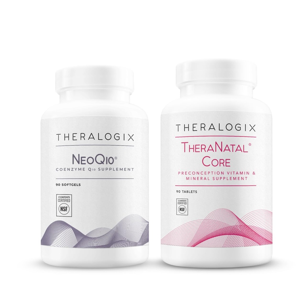Theralogix NeoQ10 + Theranatal Core Bundle, (Pack of 2)