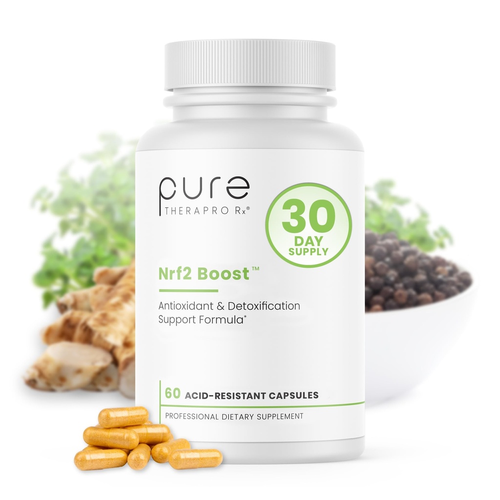Pure TheraPro Rx Nrf2 Boost - NRF-2 Activator με πατέντα Sulforafane, Curcumin, Πράσινο Τσάι & Trans-Pterostilbene 