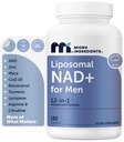 Micro Ingredients Liposomal NAD+ for Men, 180 Capsules | 12-in-1 NAD Resveratrol Supplement | Cellular Energy & Healthy Aging* | NMN Supplement Alternative | Non-GMO, Gluten Free