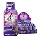 Vitamin Energy Focus+ Extra Strength Energy Shot Berry 12 Pack, 260mg Natural Caffeine, B-Vitamins, CoQ10, Amino Acids, Focus, Productivity & Clarity, Zero Sugar, Gluten-free, 1.93 fl oz