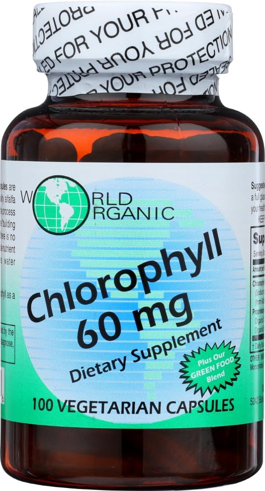 Παγκόσμια οργανική χλωροφύλλη 60MG, 100 CP