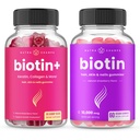 NutraChamps Biotin+ & Biotin. The Complete Duo for Hair, Skin and Nails.