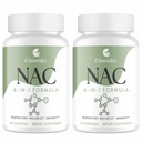 NAC Supplement 1200mg with Bromelain, Glycine & Selenium, 4-in-1 NAC Supplement N-Acetyl Cysteine for Respiratory & Airway Wellness, Glutathione Precursor, Antioxidant & Immunity*, 180 Caps