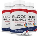 Δικαιολογημένα Εργαστήρια (3 Pack Blood Balance Advanced Formula 620MG Συμπληρώματα Χάπια 180 Καψάκια