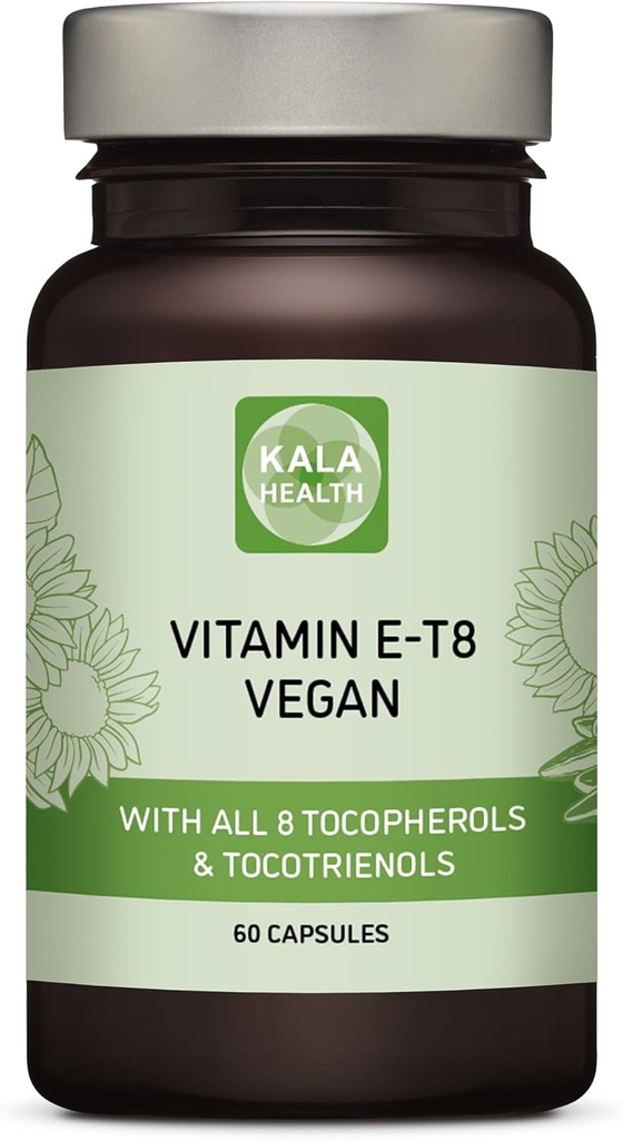 Μοναδική Vegan Formula με 8 τοκοφερόλες και τοκοτριενόλες Βιταμίνη Ε – Δεν περιέχει PAH, βαρέα μέταλλα, μολυσματικά ή συντηρητικά - Πιστοποιημένα Βιώσιμα - Μαλλιά, Ουλές και Δέρμα (60)