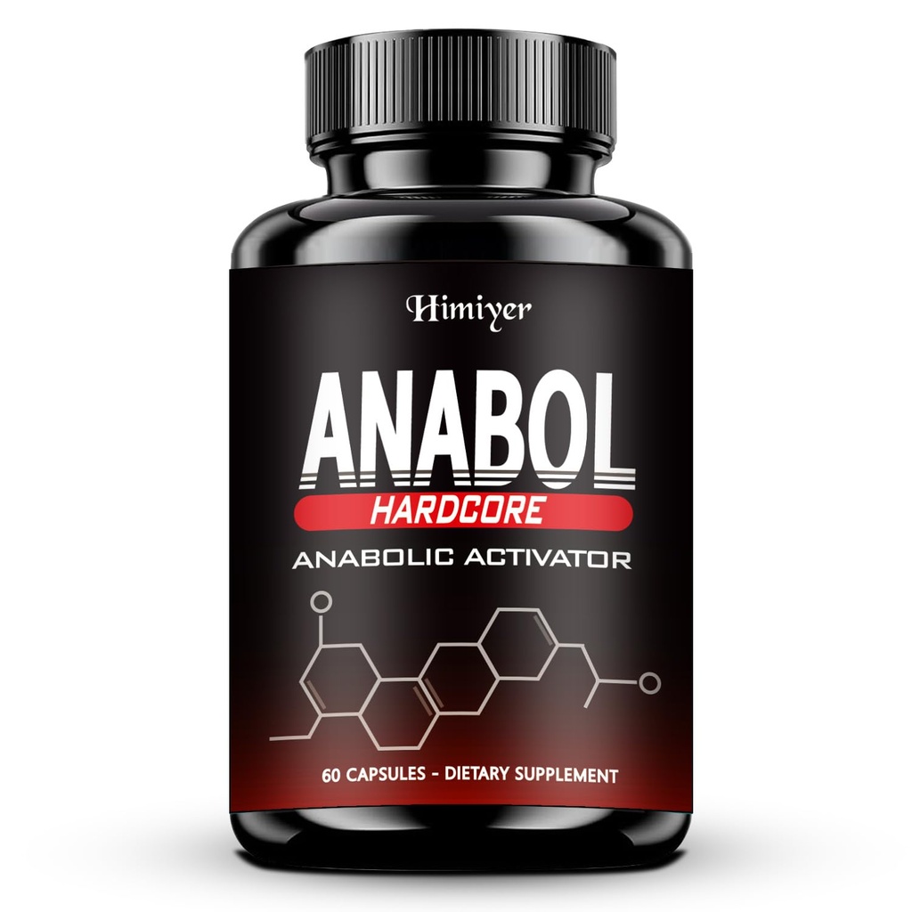 Himiyer Anabol Hardcore Anabolic Activator | Men's Training, Strength & Recovery Support* | 160 mg Activator Blend | 60 Veggie Capsules (30 Servings)