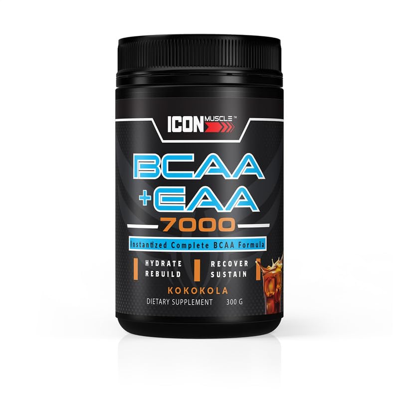 BCAA + EAA | Essential Amino Acid | Branch Chain Amino Acids | Supplement Powder | Muscle Recovery | Hydration | Post Workout | Muscle Strength | Men & Women | 30 Servings