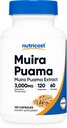 Nutricost Muira Puama Extract 120 Capsules for 60 Servings Per Bottle - Muira Puama for Men & Women, Vegan, GMO-Free, Gluten-Free
