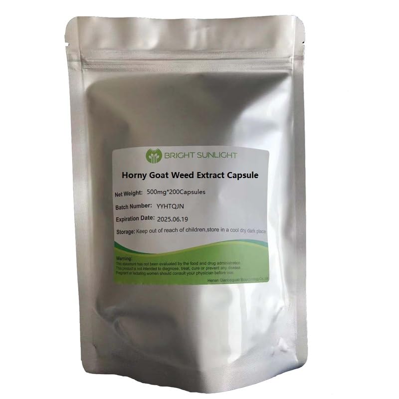 Horny Goat Weed Extract Capsules 20:1 Yin Yang Huo 500mg*200Capsules