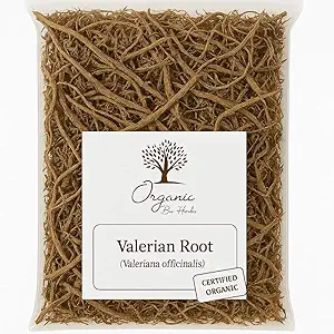Βιολογικό Αποξηραμένη Ρίζα Βαλεριάνας 2 oz – Valeriana Officinalis – Φυσικό συμπλήρωμα βοτάνων – Μη ΓΤΟ, Vegan, Kosher, Χωρίς πληρωτικά, Χωρίς καφεΐνη
