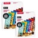 G2G Protein Bar, 8 Flavor Variety Pack, High Protein, Gluten-Free, Healthy Snack, Delicious Meal Replacement, Clean Ingredients, Refrigerated for Freshness, 16 Bars (2 Packs of 8)