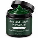 Anti-Bad Breath Herbal Gel Supplement, Internal Freshening Formula with Parsley, Green Tea, Lemon Balm, Clove Bud Oil, Peppermint Oil & Chlorophyllin, Natural Mint Flavor (1PCS)