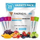 Fluid Tactical - 25 Count Zero Sugar Electrolyte Powder | Variety Pack | Travel Ready Drink Mix | Extreme Re-Hydration