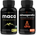 NutraChamps Maca και Ashwagandha Bundle