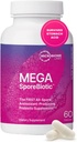 Microbiome Labs MegaSporeBiotic Probiotics for Women & Men - Προβιοτικά με βάση το σπόρο για Digestive Health - Ράφι Stable & Travel-Friendly (60 Κάψουλες)