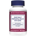 The Vitamin Shoppe One Daily Prenatal Multivitamin with DHA - Supports a Healthy Pregnancy & Fetal Development (60 Softgels)