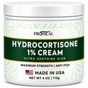 ProHeal 1% Hydrocortisone Cream Maximum Strength with Aloe - 4oz of Anti Itch Cream for Insect Bites, Eczema, Poison Ivy, Oak, Sumac, and More