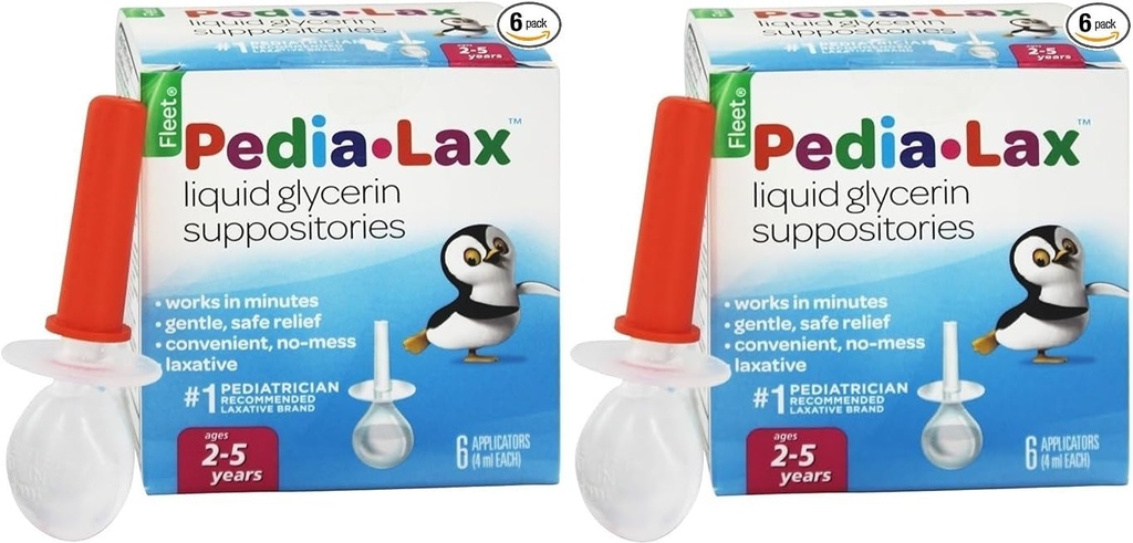 Pedia-Lax Enema - 2.25 oz - 6 ct (Pack of 2)