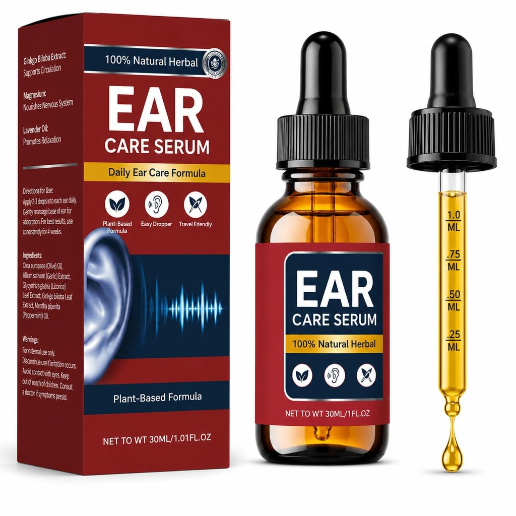 Tinnitus Relief for Ringing Ears, Natural Ringing Relief Drops, Support |ImprovesConcentration, Sleep Quality, and Daily Comfort,Effectively Reduce Ear Noise & Promote Healthy Hearing