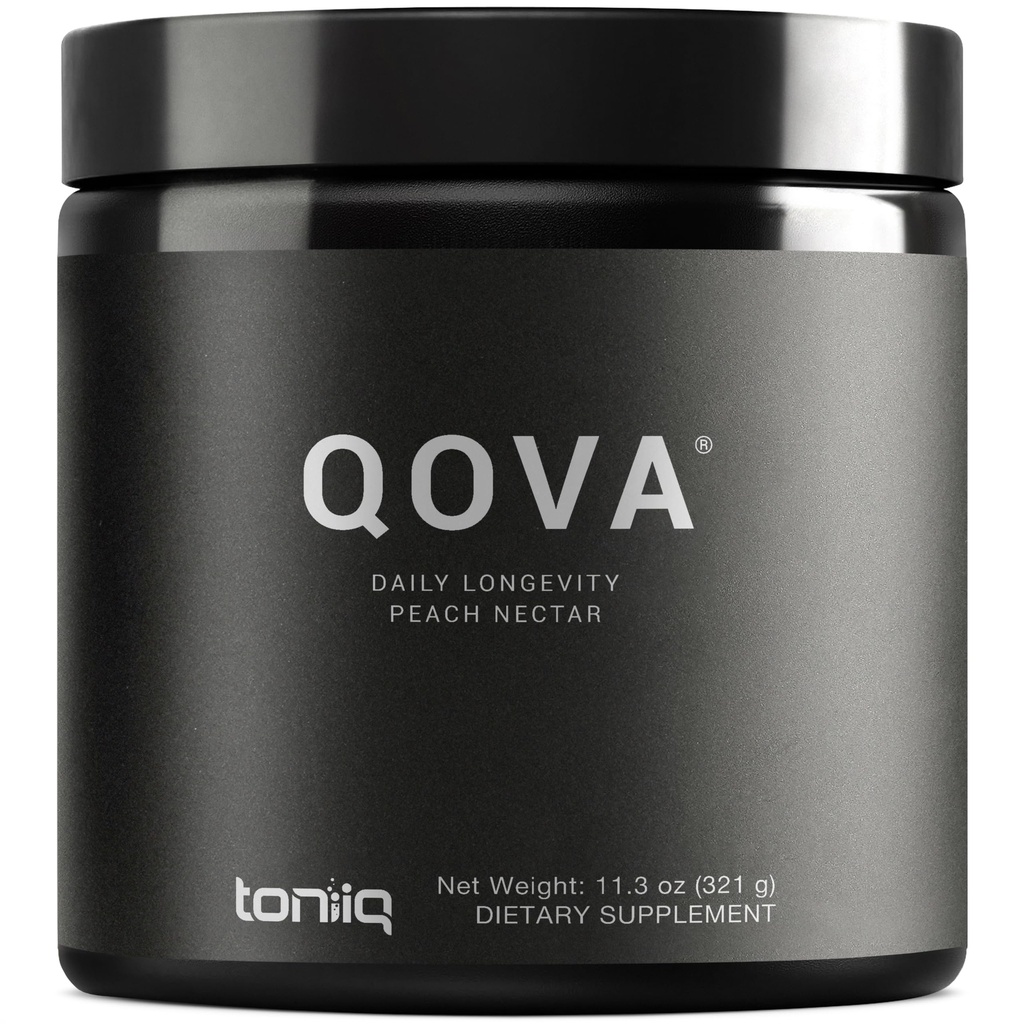 QOVA NMN Longevity Mix Supplement – 15+ Clinically-Studied Compounds - LipoAvail® Liposomal NMN, CoQ10, Spermidine & Apigenin - NAD+ Support, Senolytics, Mitochondrial Energy - 30 Servings