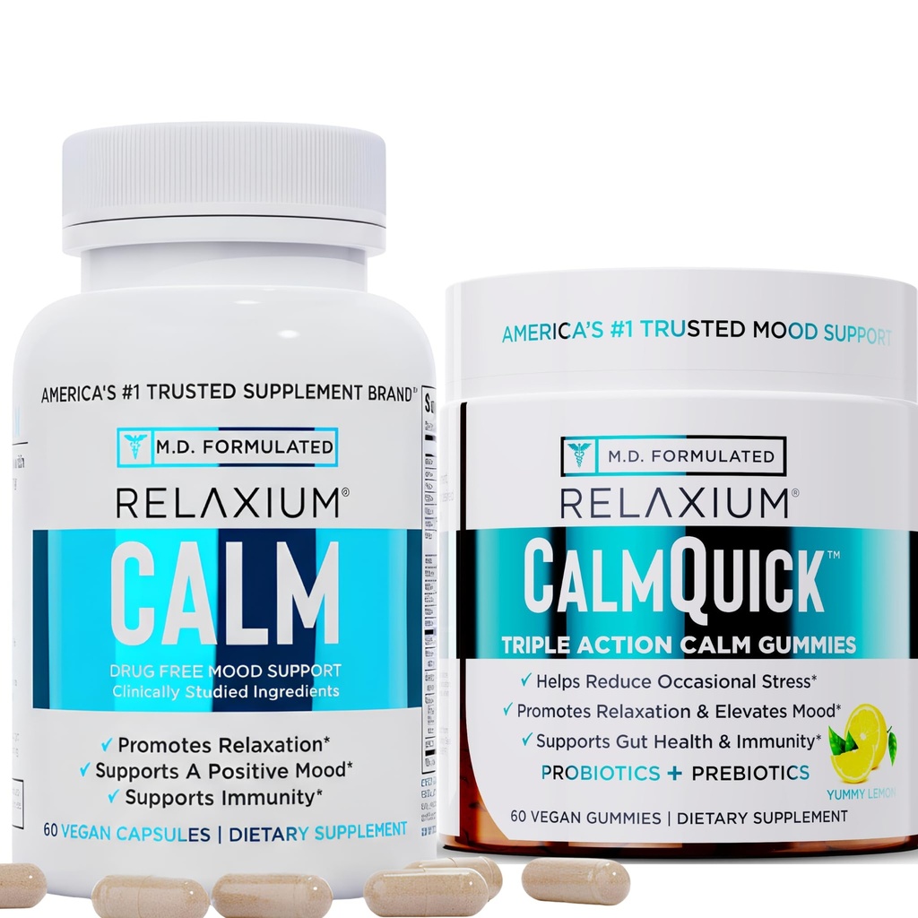 Relaxium Calm Capsules & Calm Gummies