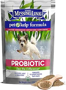 Το εξαφανισμένο σύνδεσμο Pet Kelp Canine Probiotic 8oz Superfood σε σκόνη συμπλήρωμα, Organic & Limited Συμμετέχων Φόρμουλα για Digestive Υγεία των Σκύλων