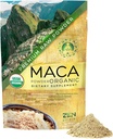 Zen Spirit Maca Root Powder Organic - Περουβιανή Ρίζα Premium Grade Superfood (Raw) - USDA & Vegan Certified - 1 Τσάντα (8oz) - Ιδανικό για πρωινό, smoothies, Ψήσιμο & Παγωτό.