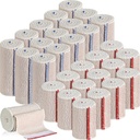 30 Pcs Elastic Bandage Wrap Compression Bandage Wrap with Self Closure on Both Ends Washable Reusable Athletic Stretchable Wraps for Sports Legs Knees Ankles Wrists Injuries(3 Inch, 4 Inch in Width)