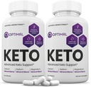 (2 Pack) Optimal Keto Χάπια 1275MG Νέα & βελτιωμένη Φόρμουλα Περιέχει μηλίτη μηλίτη ξύδι επιπλέον παρθένο ελαιόλαδο σκόνη πράσινο φύλλο τσαγιού 120 κάψουλες