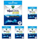 Vicks VapoCool Severe Sugar Free, Medicated Sore Throat Drops, Max Strength Menthol, Soothes Sore Throat Pain, Winterfrost Flavor, 30ct (Pack of 5)