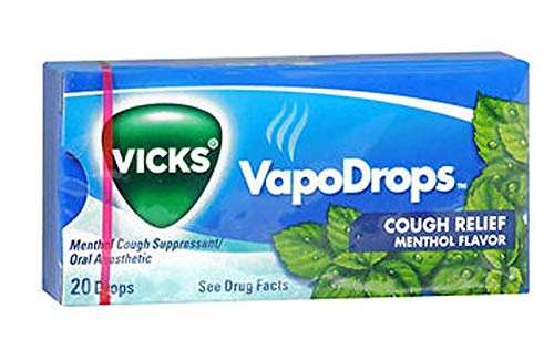 "VICKS"VapoDrops Cough Relief Menthol Flavor - 20 Drops