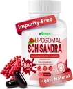 800MG Βιολογικό εκχύλισμα Schisandra, Schisandra συμπλήρωμα, Schisandra Berry Softgels για την ενεργειακή υποστήριξη, την υγεία του ήπατος, την αντιοξειδωτική προστασία & Digestive Wellness - 60 Softgels, Made in USA